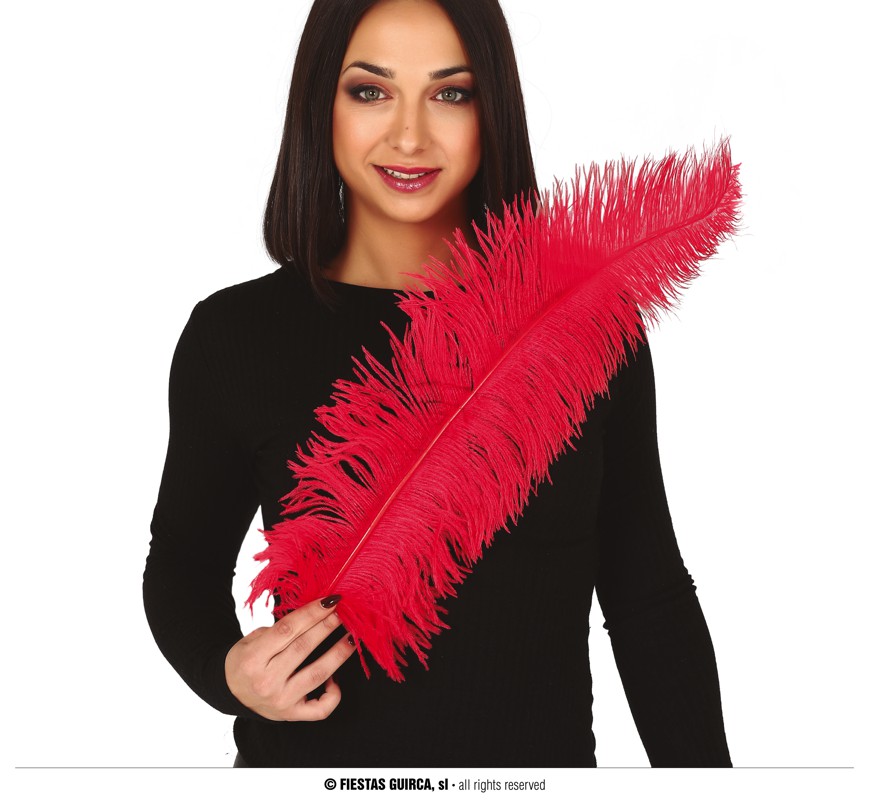PLUME D'AUTRUCHE XL (Taille 50 cm - 6 coloris)