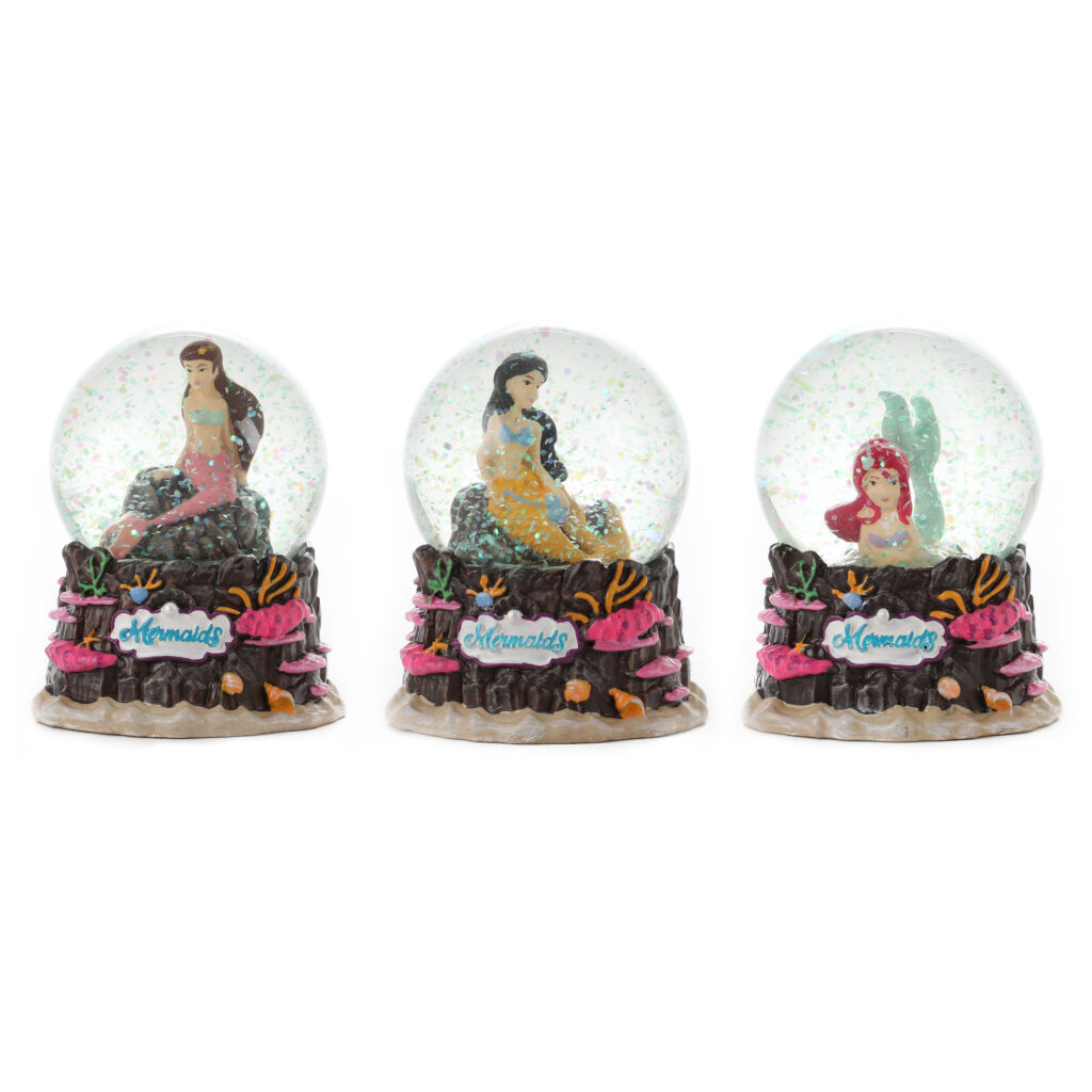 BOULE A NEIGE SIRÈNE (Dimension 6.5 x 9 cm)