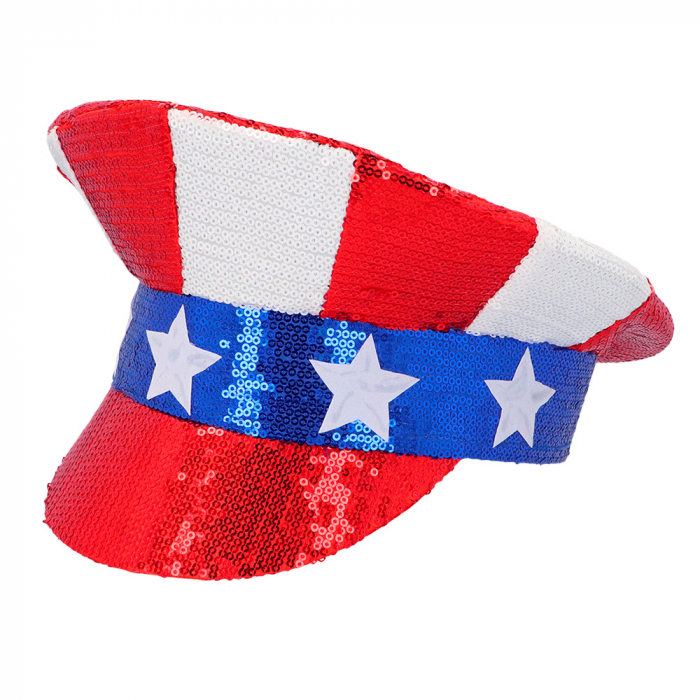 CASQUETTE USA PAILLETTES