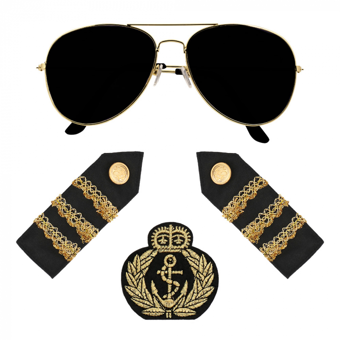 SET CAPITAINE DE MARINE (Pack 3 pièces)