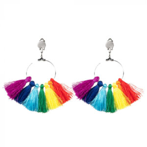 BOUCLES D'OREILLES FUN (Arc en ciel) – Image 1