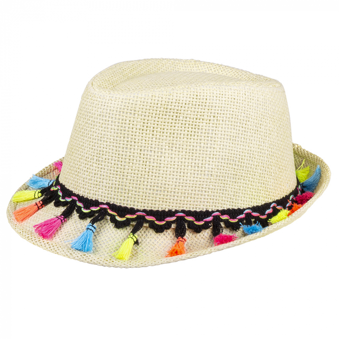 BORSALINO AVEC PONPONS