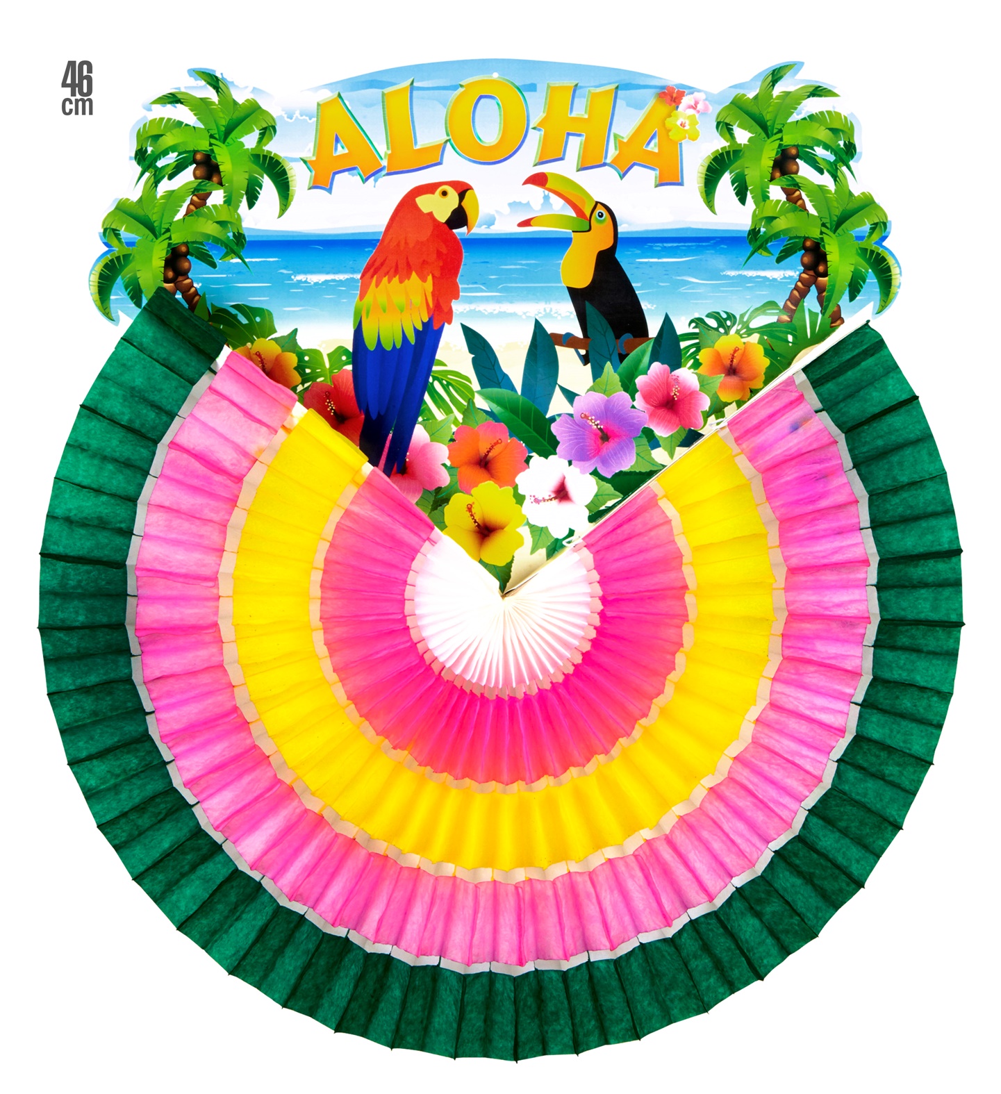 ROSACE THÈME ALOHA (Décoration 46 cm) – Image 1