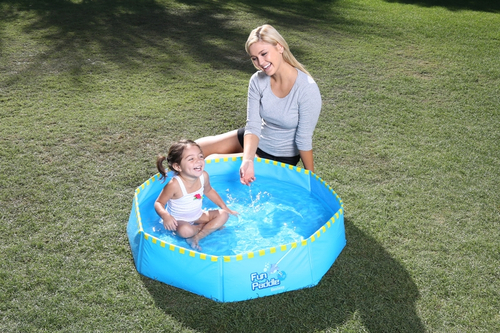 PISCINE ENFANT PLIABLE (Taille 99 x 99 x 20 cm) Promo - Pack 2 piscines