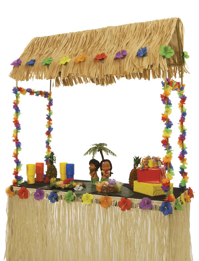 CABANE TIKI HAWAIENNE (Décoration 140 x 56 x 142 cm)
