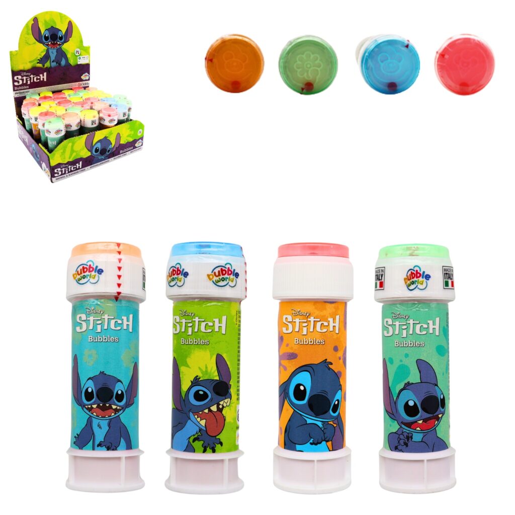 BULLES A SAVON STITCH (Pack 36 pièces 60 ml)