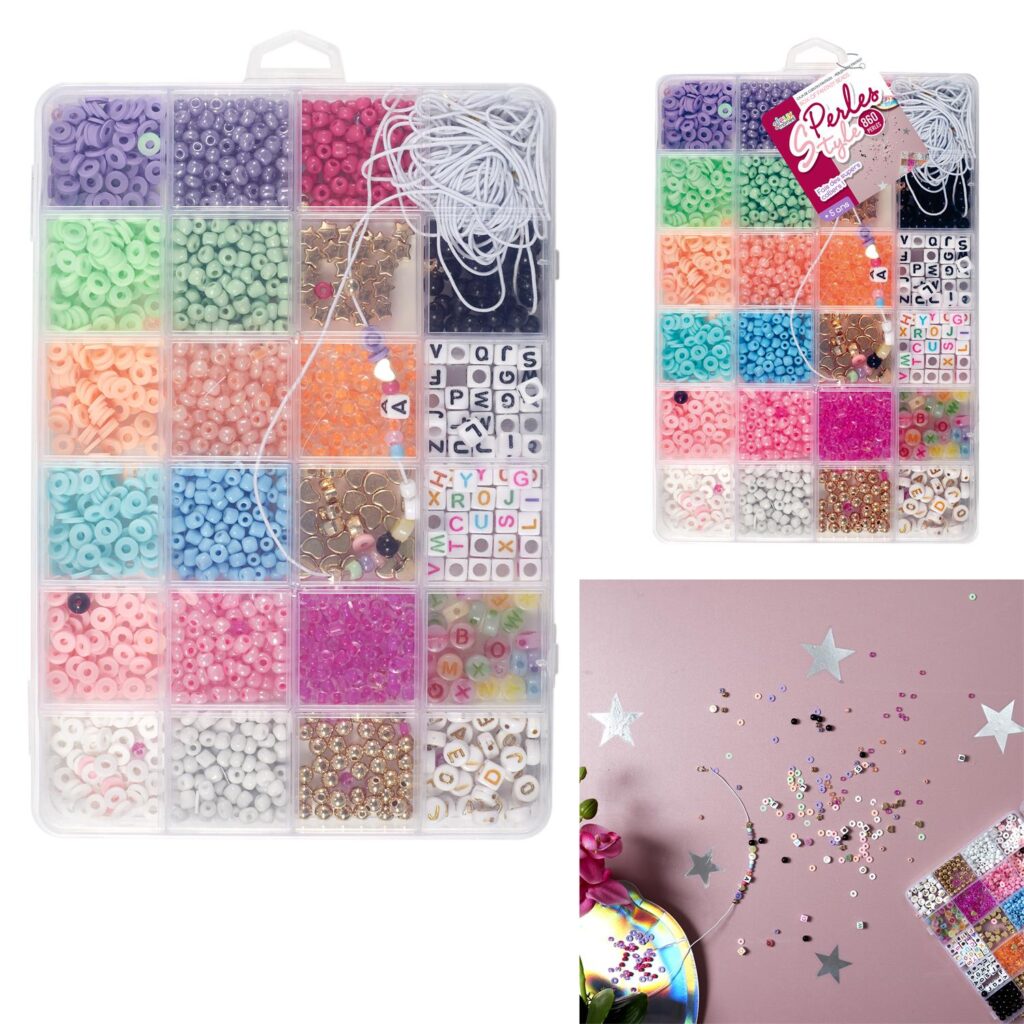 COFFRET DE 1500 PERLES