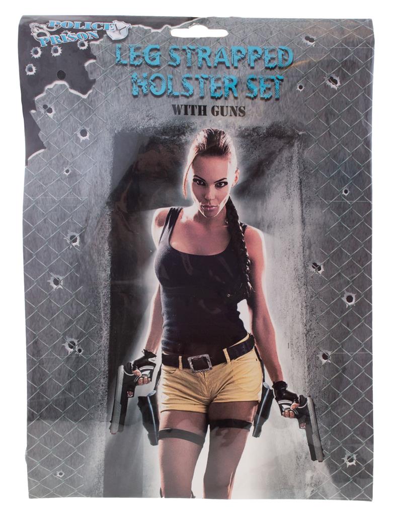 CEINTURE DE POLICIER (Holster + 2 pistolets)
