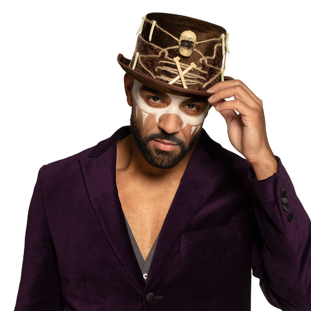CHAPEAU VAUDOU DARK (Haut de forme voodoo)