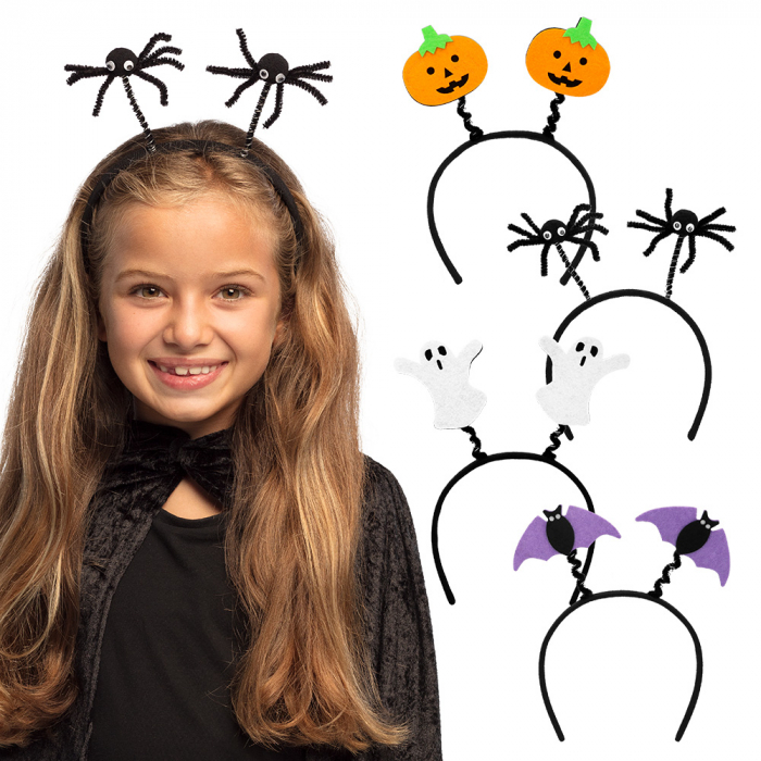 SERRE TÊTES HALLOWEEN (Pack 16 pièces - 4 modèles) Pack pour enfants