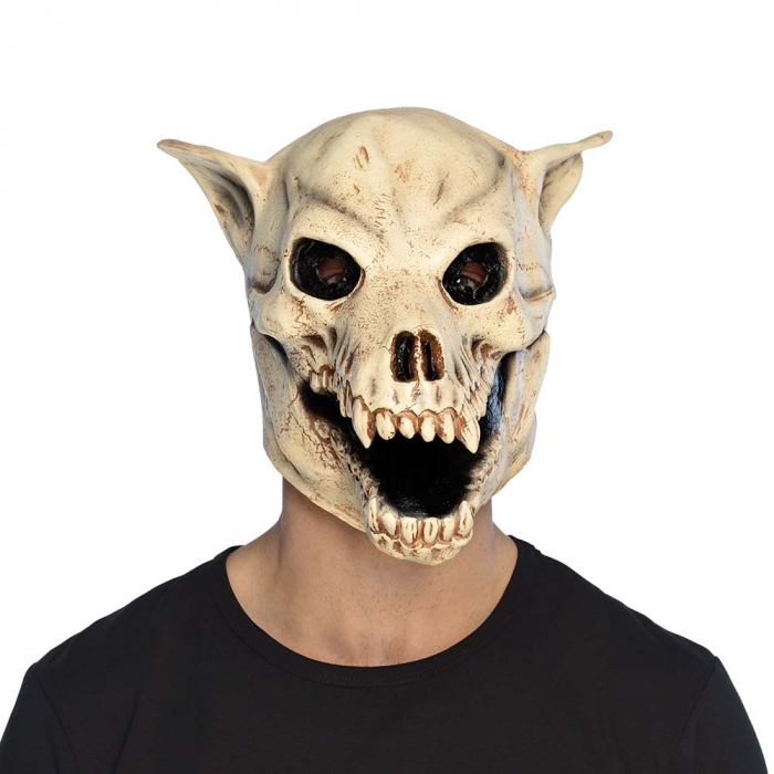 MASQUE SQUELETTE CHIEN (Masque en latex)
