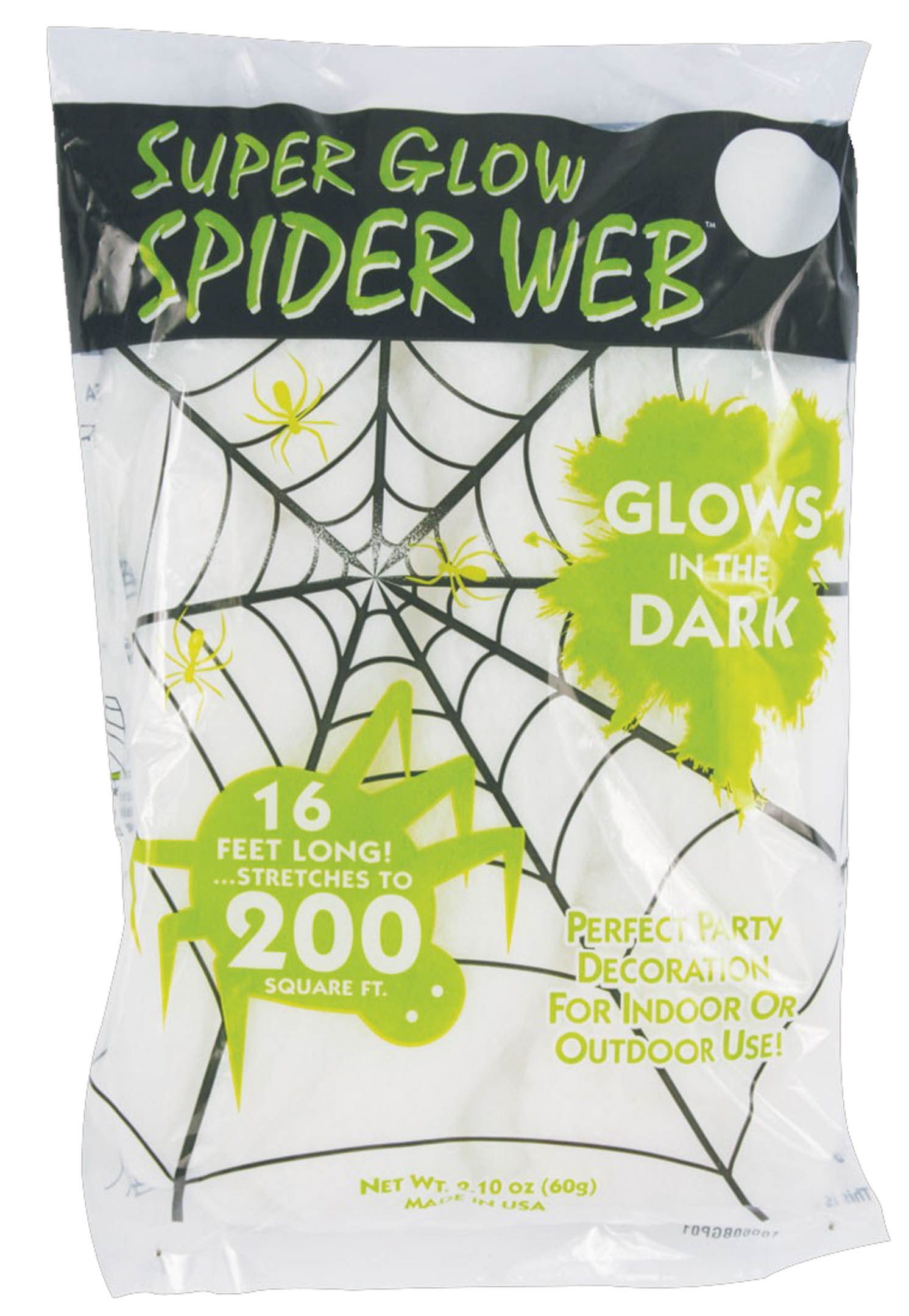 TOILE D'ARAIGNÉE DE LUXE (Modèle US glow in the dark) Extra extensible 60 grammes – Image 1