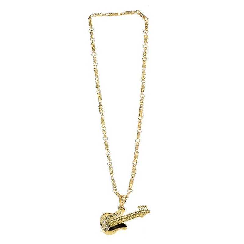COLLIER GUITARE DORÉE