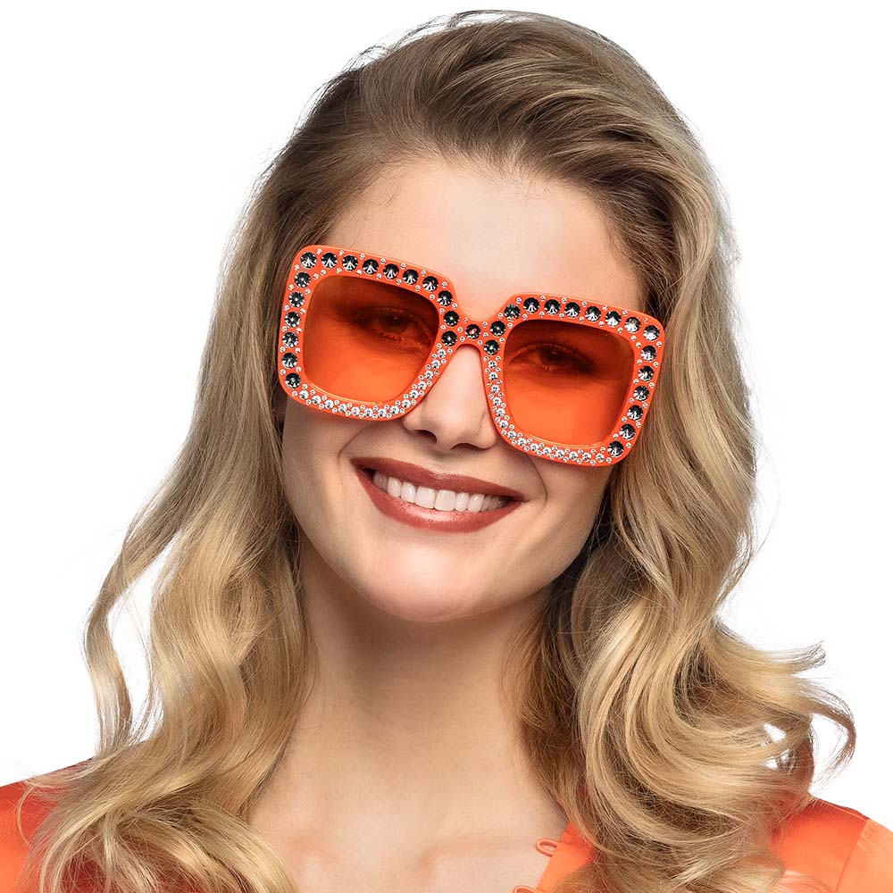 LUNETTES BLING BLING (Verres oranges)
