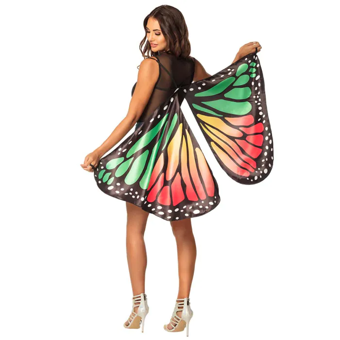 AILES DE PAPILLON EN TISSU
