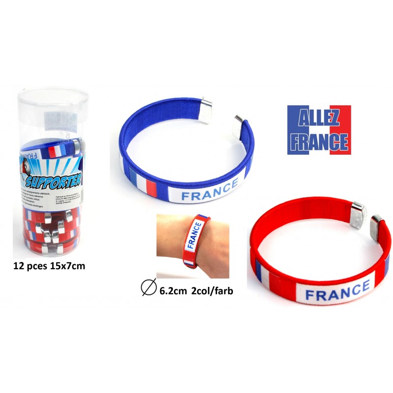 BRACELETS FRANCE BBR (Supporter de France)