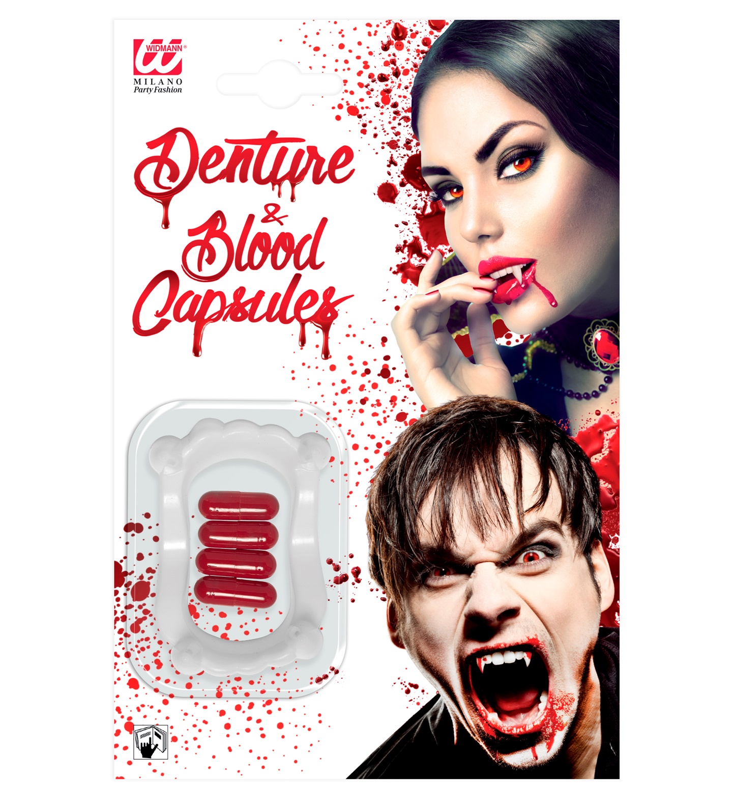 DENTIER AVEC DU SANG (Pack avec capsules de sang) – Image 1