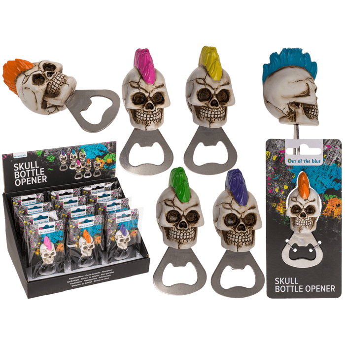 DÉCAPSULEUR TÊTE DE MORT (Dimension 9 cm)