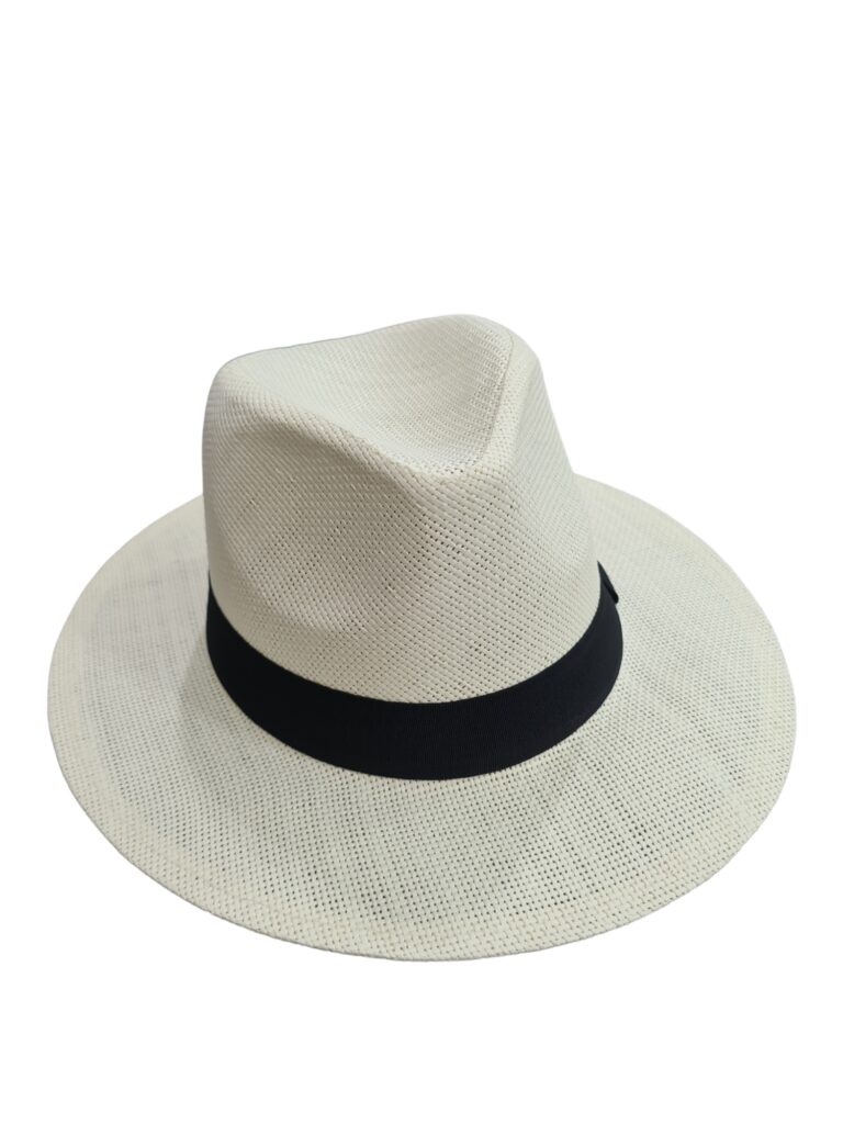 CHAPEAU PANAMA BLANC (Version de luxe)