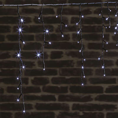 RIDEAU LUMINEUX BLANC (450 Lampes - 24 mètres) Leds blanches