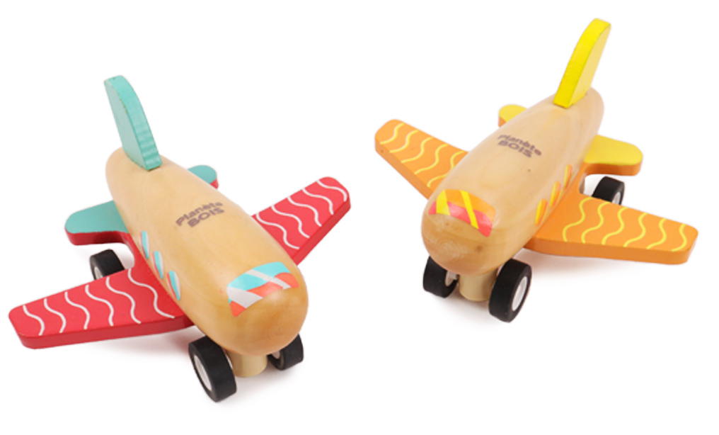 PETIT AVION EN BOIS (Dimension 19 cm)