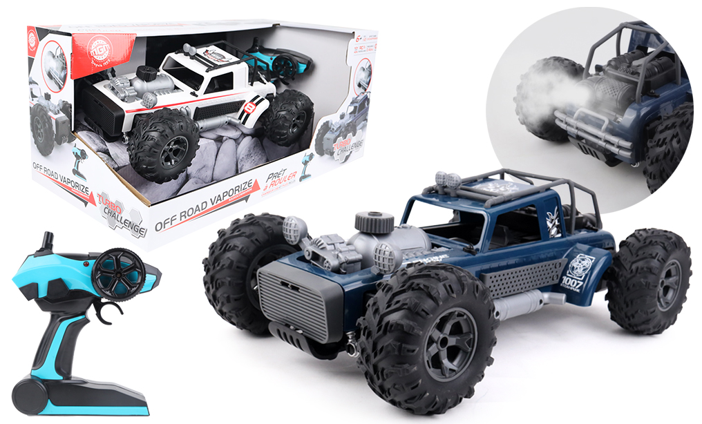 SUPER 4X4 TÉLÉCOMMANDÉ (Portée 40 m - Taille 38 cm) Effet fumée - Chargeur-piles