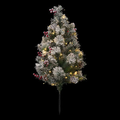 SAPIN LUMINEUX SOLAIRE (Sapin d'extérieur  75 cm)