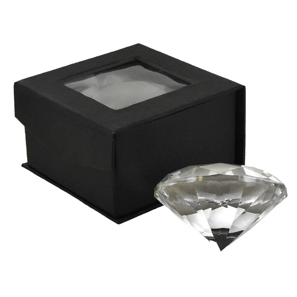 COFFRET AVEC DIAMANT (Diamètre 8 cm)