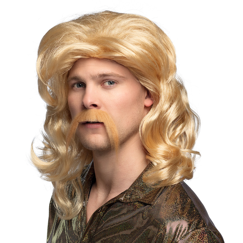 PERRUQUE ET MOUSTACHE (Perruque blonde)