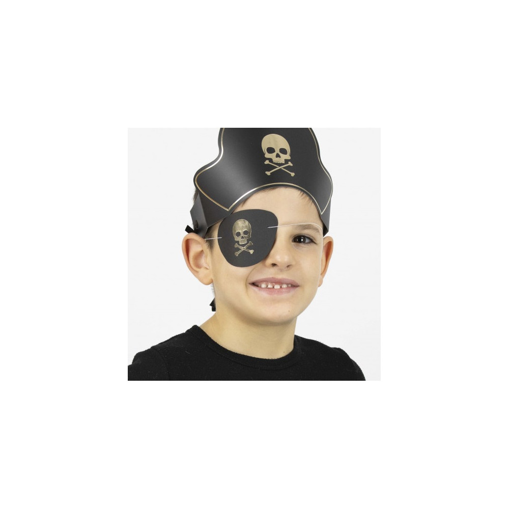 PACK CACHE OEIL DE PIRATE (Pack de 8 pièces)