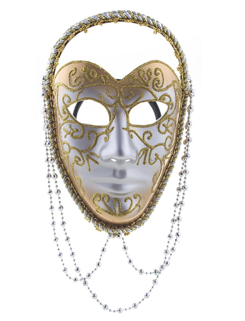 MASQUE VÉNITIEN DORÉ