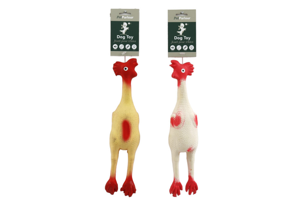 JOUET POULET POUR CHIEN (Jouet sonore pour chien) Dimension 30 cm