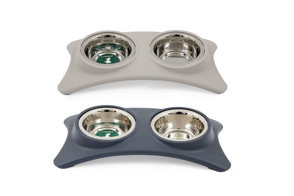 GAMELLE DOUBLE CHIEN (Dimension - 40 x 18 cm)
