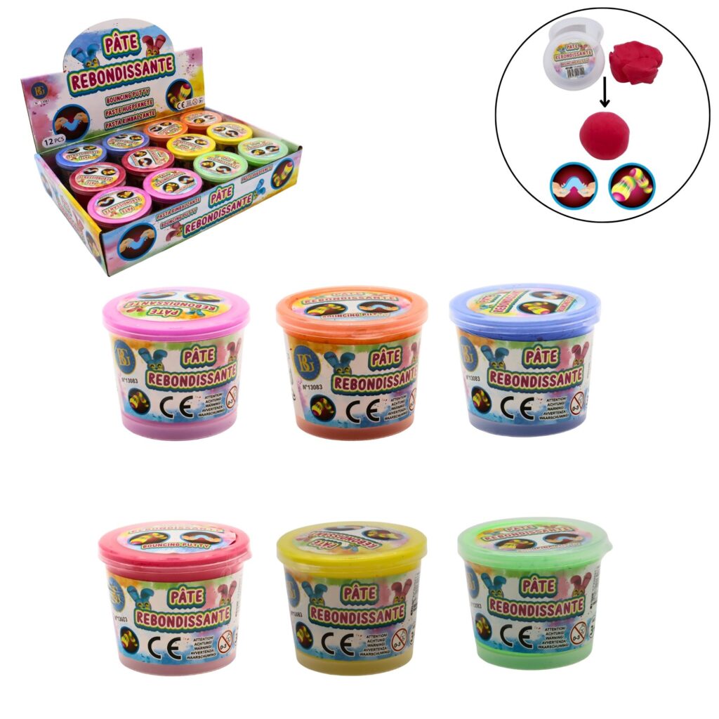 PATE REBONDISSANTE FUN (Pack 12 pièces - 40 grs)