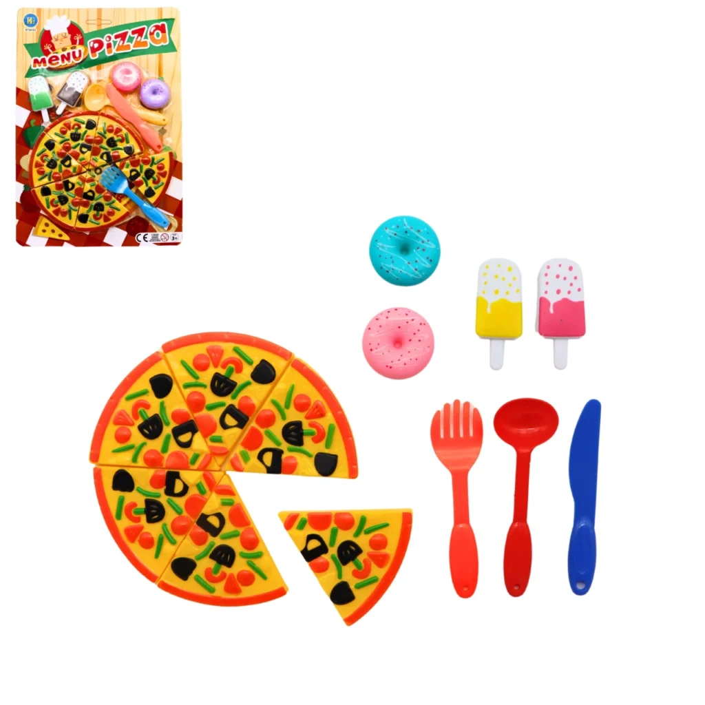 DINETTE PIZZA 13 PIECES 15X15X1,5CM