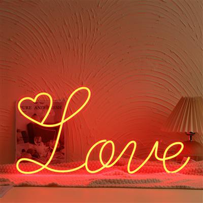 LAMPE NÉON LOVE (Dimension 70 x 35 cm)