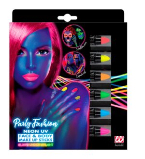 PACK CRAYONS NÉON UV (Coffret 6 coloris) – Image 1