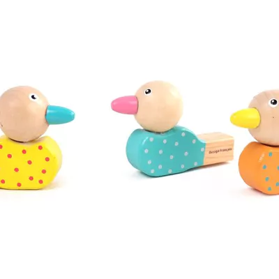 SIFFLET OISEAU EN BOIS