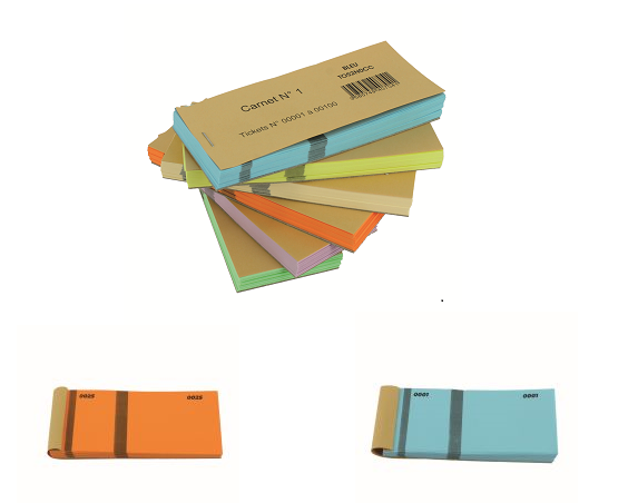 PACK CARNETS A SOUCHES (10 carnets de 100 tickets)