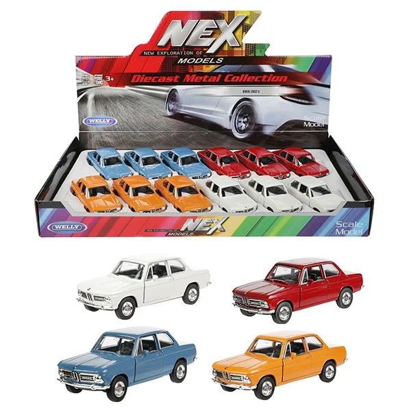 BMW 2002 MINIATURE (Petites voitures collection) Modèle métal - 4 coloris