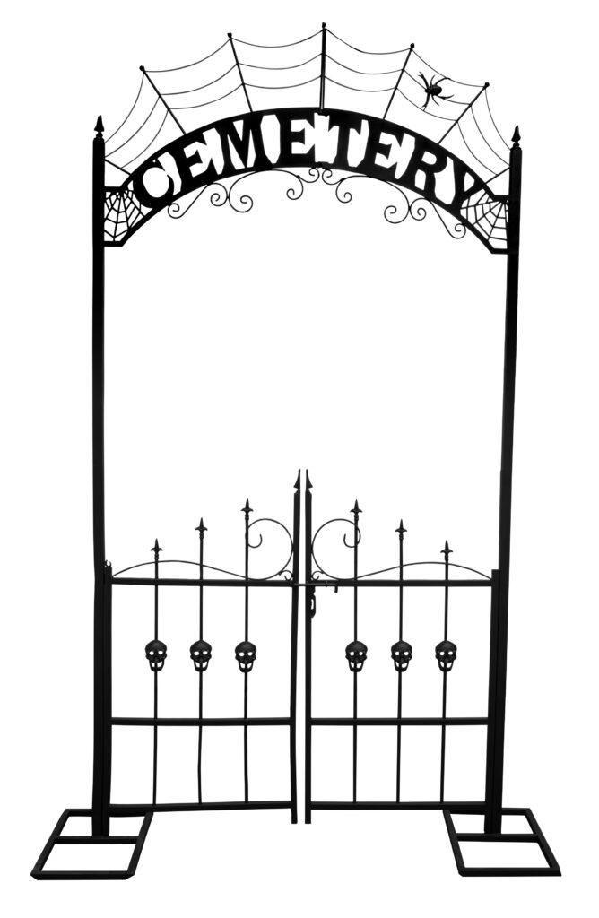 ENTRÉE DE CIMETIÈRE EN FER (Dimension L 153 / H 270 cm) Portail de cimetière