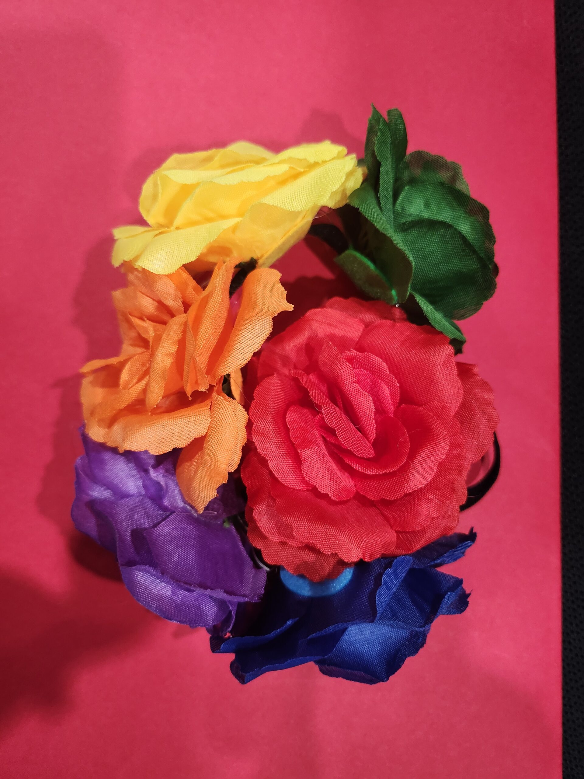 COURONNE DE FLEURS A LED (Couronne lumineuse) – Image 3