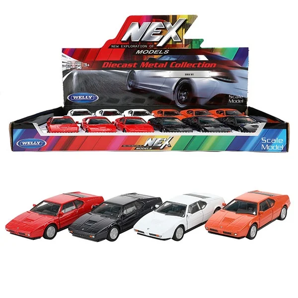 BMW M1 MODÈLE MÉTAL (Petites voitures collection) Modèle métal - 4 coloris