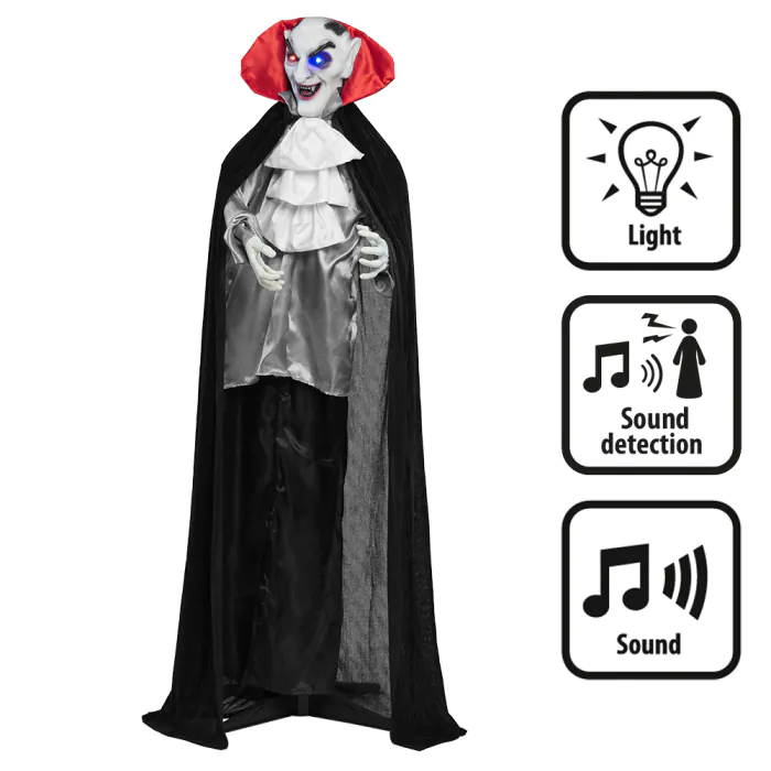 VAMPIRE DEBOUT ANIMÉ (Automate son et lumière) Taille 165 cm - Démo vidéo