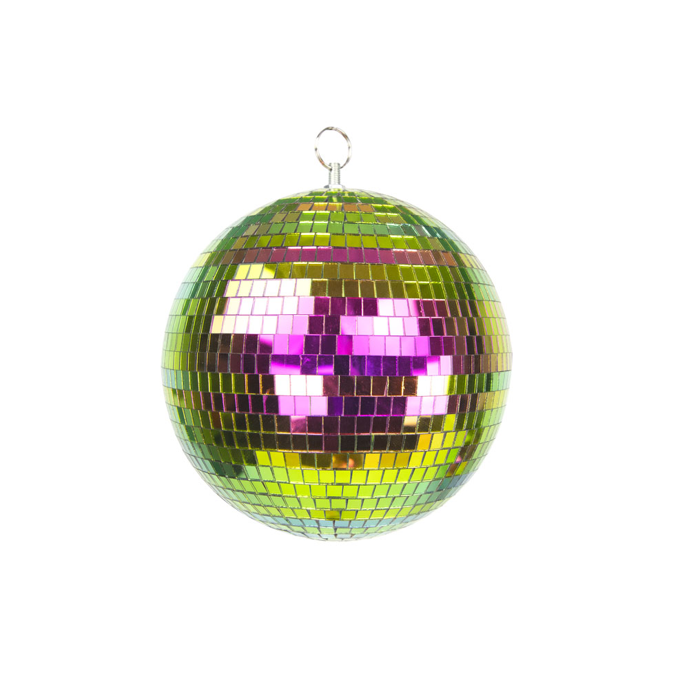 BOULE A FACETTES IRISÉE (Boule disco irisée 20 cm)