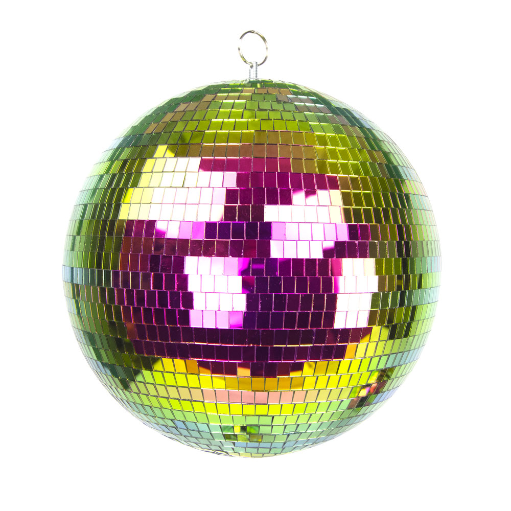 BOULE A FACETTES IRISÉE (Boule disco irisée 30 cm)