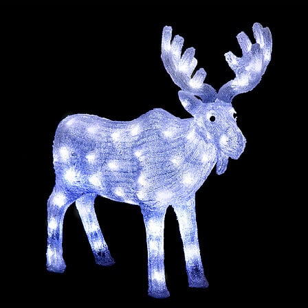 RENNE DE NOEL LUMINEUX (Taille 77.2 x 29 x 73.8 cm)