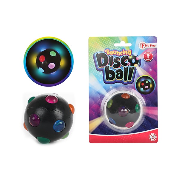 BALLE DISCO LUMINEUSE (Balle rebondissante 5.5 cm)