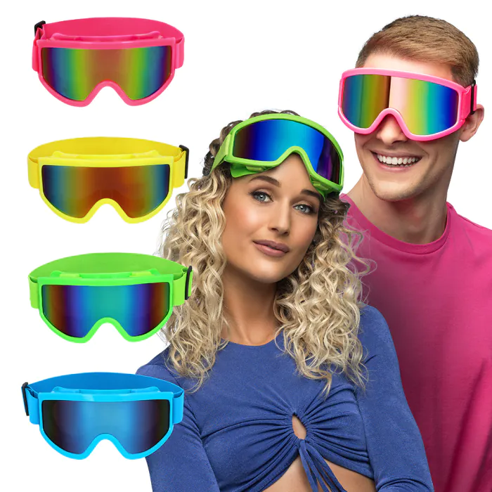 MASQUE DE SKI NÉON FUN (Pack 8 masques assortis)