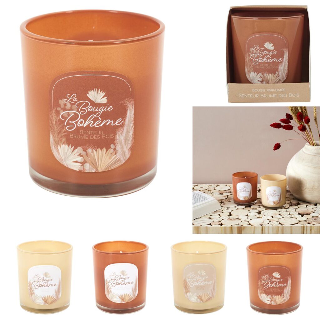 BOUGIE PARFUMÉE BOHÈME (Dimension 7 cm)